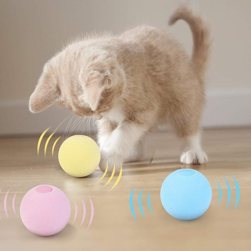 Bolinha flash brinquedo inteligente para gatos - VJX ofertas