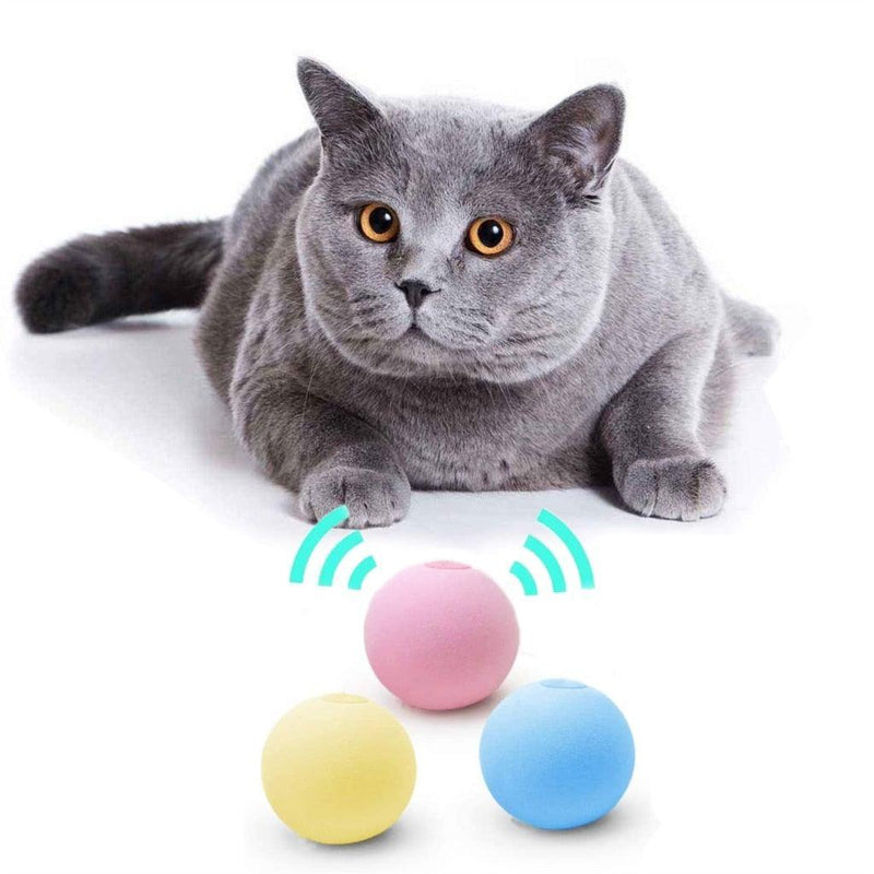 Bolinha flash brinquedo inteligente para gatos - VJX ofertas